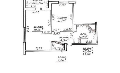Купить 1-комнатную квартиру, Могилев, Крупской, 204. Фото 11