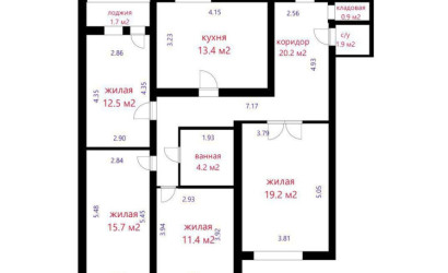 Купить 4-комнатную квартиру, Минск, Логойский тракт, 15/1 (Советский район). Фото 35