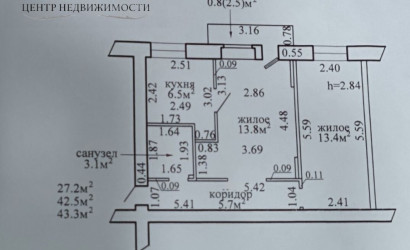 Купить 2-комнатную квартиру, Полоцк, Ленинградская ул., 91/Б. Фото 5