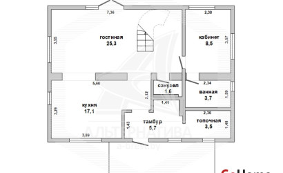 Купить дом, Прилуки, Знаменский с/с, 14.23 соток. Фото 1