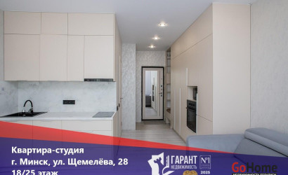 Купить 1-комнатную квартиру, Минск, Леонида Щемелёва ул., 28(Октябрьский район). Фото 1