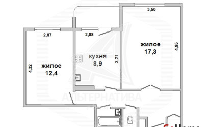 Купить 2-комнатную квартиру, Брест, Ковалево, ул. 28 Июля. Фото 1