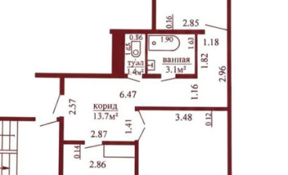 Купить 2-комнатную квартиру, Гродно, Великая Ольшанка, 27. Фото 11