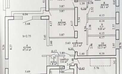 Купить 5-комнатную квартиру, Витебск, Задубровный. Фото 11