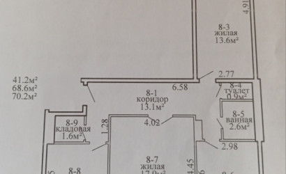 Купить 3-комнатную квартиру, Витебск, Победы, 37/1. Фото 5