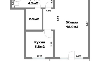 Купить 1-комнатную квартиру, Минск, Коласа пер., 5 (Советский район)