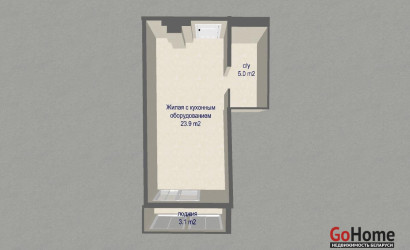 Купить 1-комнатную квартиру, Минск, Савицкого ул., 3(Октябрьский район). Фото 46