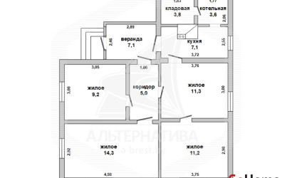 Купить дом, Большие Лепесы, Буховичский с/с, 13.64 соток. Фото 1