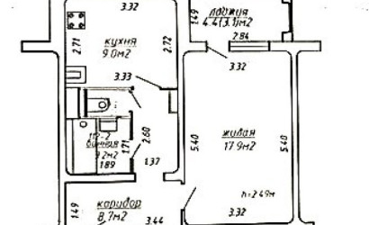 Купить 1-комнатную квартиру, Минск, Чичурина, 12 (Фрунзенский район). Фото 15