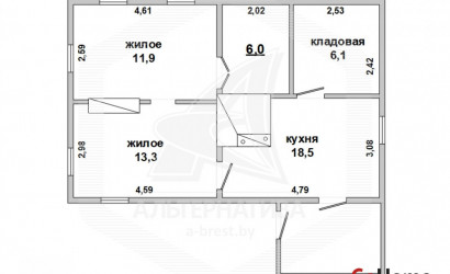Купить дом, Костычи, Клейниковский с/с, 16.52 соток. Фото 1
