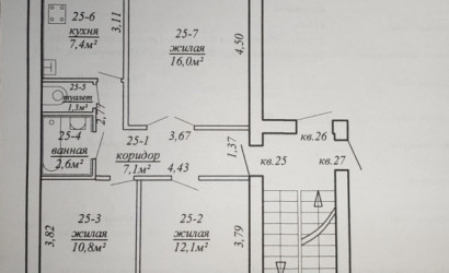 Купить 3-комнатную квартиру, Волковыск, ул. Октябрьская, 51. Фото 2