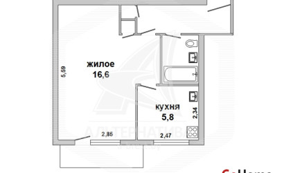 Купить 1-комнатную квартиру, Жабинка, , . Фото 1