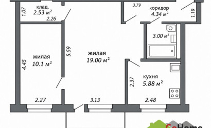 Купить 2-комнатную квартиру, Минск, Тарханова ул., 9 (Центральный район). Фото 27