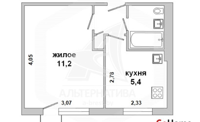 Купить 1-комнатную квартиру, Брест, Козловичи, ул. Писателя Смирнова. Фото 9