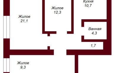 Купить 3-комнатную квартиру, Брест, ул. Карьерная, д. . Фото 12