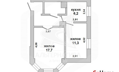 Купить 2-комнатную квартиру, Брест, Центр, ул. Зубачева. Фото 19