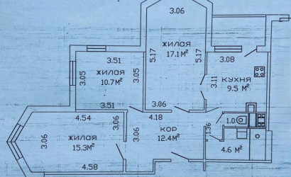Купить 3-комнатную квартиру, Минск, Притыцкого ул., 47 (Фрунзенский район). Фото 21
