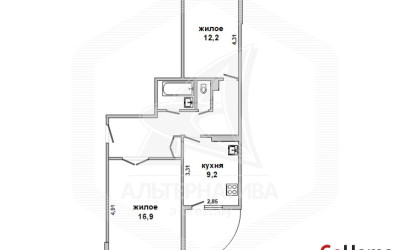 Купить 2-комнатную квартиру, Брест, Ковалево, ул. 28 Июля. Фото 15