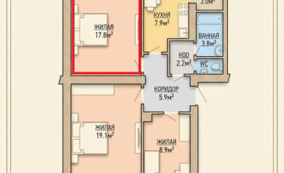 Купить комнату, Минск, Пономарёва, 4 (Первомайский район). Фото 8