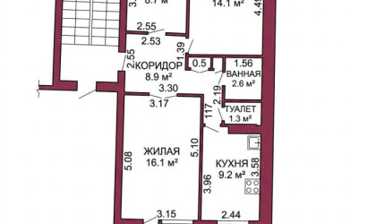 Купить 3-комнатную квартиру, Щучин, 17 Сентября, 10. Фото 15
