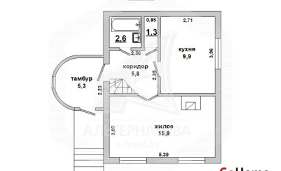 Купить дом, Волки, Мухавецкий с/с, 17.78 соток. Фото 20