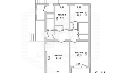 Купить 3-комнатную квартиру, Речица, , . Фото 8