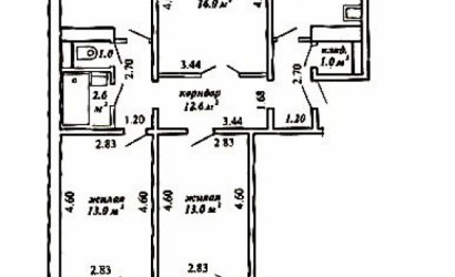 Купить 4-комнатную квартиру, Минск, Шаранговича, 80 (Фрунзенский район). Фото 27