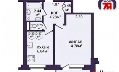 Купить 1-комнатную квартиру, Минск, Бирюзова ул., 11/А(Фрунзенский район). Фото 5