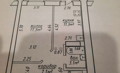 Купить 1-комнатную квартиру, Новополоцк, Коласа ул., 82. Фото 14
