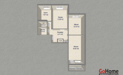 Купить 3-комнатную квартиру, Минск, ул. Кижеватова лейтенанта, д. 62 (Октябрьский район). Фото 20