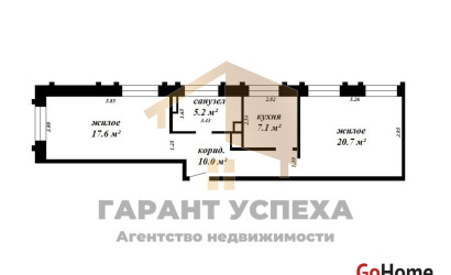 Купить 2-комнатную квартиру, Брест, ул. Суворова, д. . Фото 13
