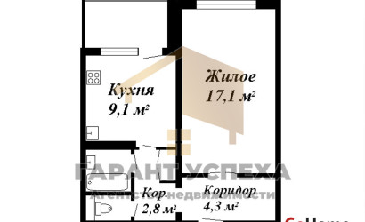 Купить 1-комнатную квартиру, Брест, ул. Адамковская. Фото 10