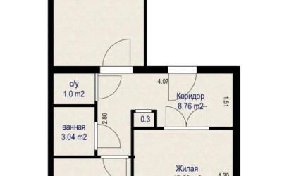Купить 2-комнатную квартиру, Минск, Независимости просп., 78(Первомайский район). Фото 24