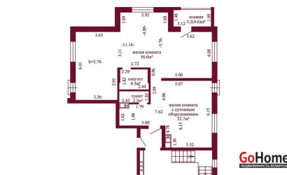Купить 3-комнатную квартиру, Гродно, Ивана Якубовского, 16. Фото 21