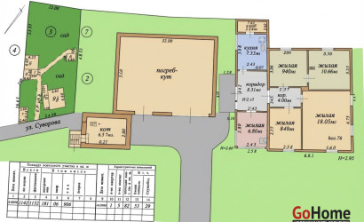 Купить дом, Минск, Суворова, 10, 12.34 соток