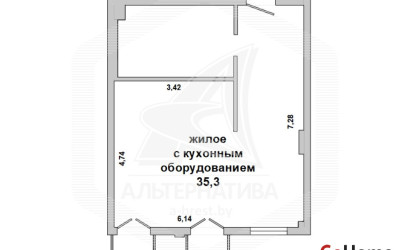 Купить 1-комнатную квартиру, Брест, Центр, ул. 17 Сентября. Фото 8