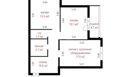 Купить 3-комнатную квартиру, Минск, Рыбалко ул., 13 (Ленинский район). Фото 26