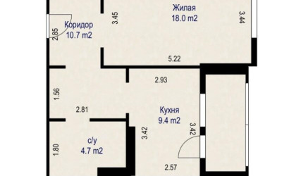 Купить 1-комнатную квартиру, Минск, Карского ул., 25 (Фрунзенский район). Фото 2
