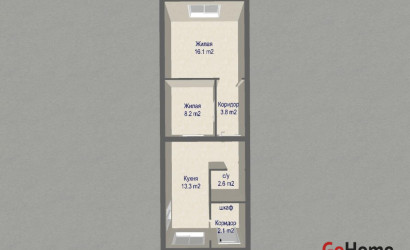 Купить 2-комнатную квартиру, Минск, Минина пер., 10 (Московский район). Фото 2