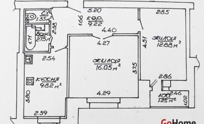 Купить 2-комнатную квартиру, Гомель, Мазурова, 72. Фото 7
