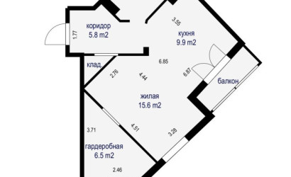 Купить 1-комнатную квартиру, Минск, Дзержинского просп., 26 (Московский район). Фото 6