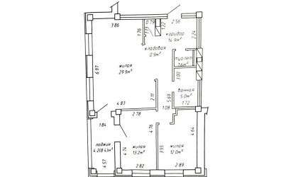 Купить 3-комнатную квартиру, Минск, Богдановича ул., 120 (Советский район). Фото 5