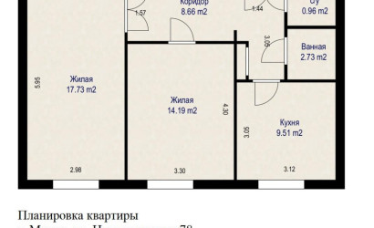 Купить 2-комнатную квартиру, Минск, Независимости просп., 78 (Первомайский район). Фото 28