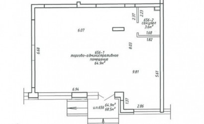 Аренда помещения, Минск, Чюрлениса ул., 24,  68.5 кв.м.. Фото 6