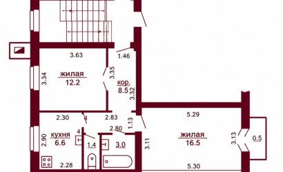 Купить 2-комнатную квартиру, Гродно, Социалистическая, 51А. Фото 14