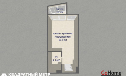 Купить 1-комнатную квартиру, Минск, Николы Теслы ул., 26(Октябрьский район). Фото 19