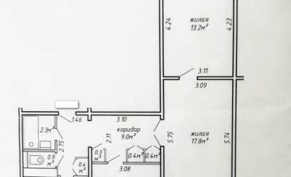Купить 3-комнатную квартиру, Минск, Газеты Правда, 60/2 (Московский район). Фото 2