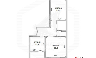 Купить 2-комнатную квартиру, Брест, Вулька, ул. Морозова. Фото 1