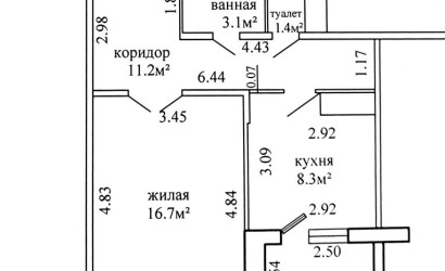 Купить 1-комнатную квартиру, Гродно, Огинского, 27. Фото 10