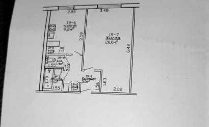 Купить 1-комнатную квартиру, Жлобин, м-н 17-й, 20. Фото 10